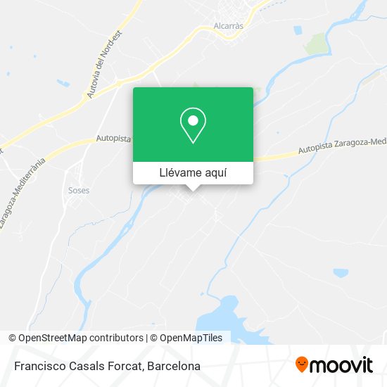 Mapa Francisco Casals Forcat