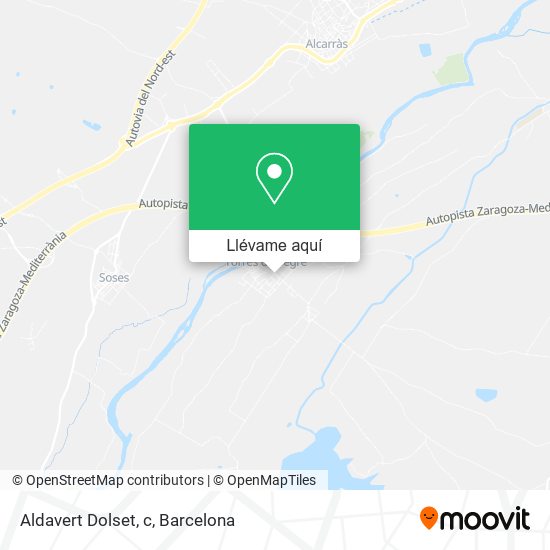 Mapa Aldavert Dolset, c