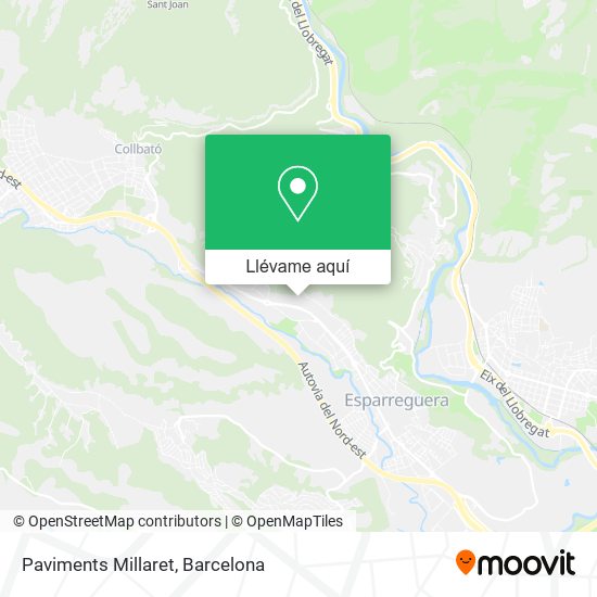 Mapa Paviments Millaret