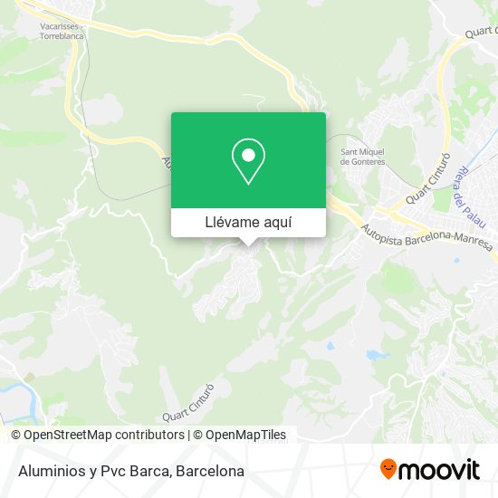 Mapa Aluminios y Pvc Barca