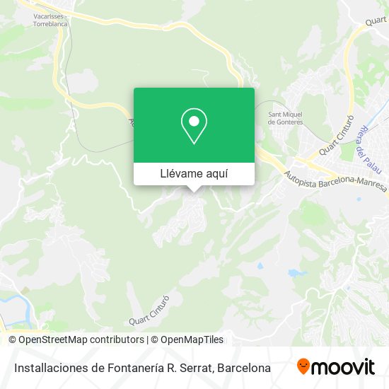 Mapa Installaciones de Fontanería R. Serrat