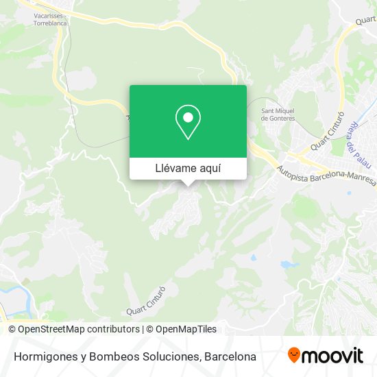 Mapa Hormigones y Bombeos Soluciones