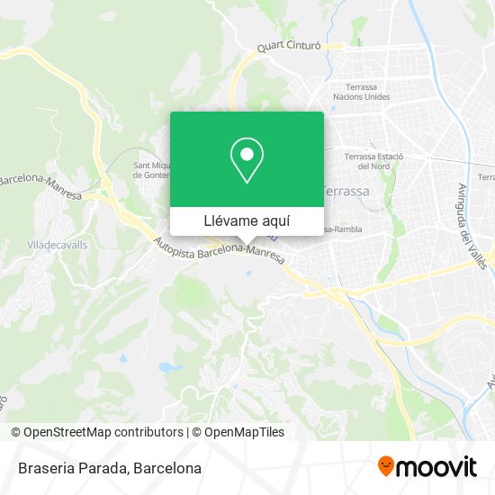 Mapa Braseria Parada