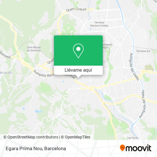 Mapa Egara Prima Nou
