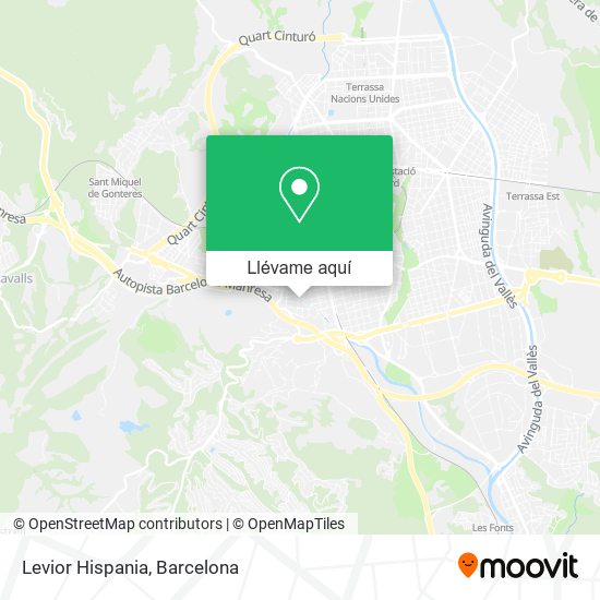Mapa Levior Hispania
