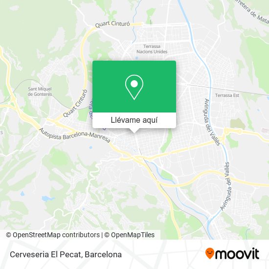 Mapa Cerveseria El Pecat