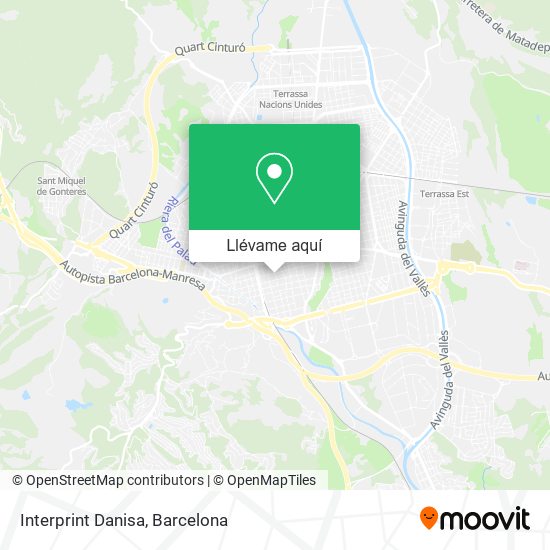 Mapa Interprint Danisa