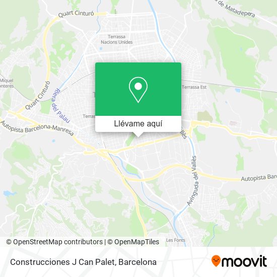 Mapa Construcciones J Can Palet