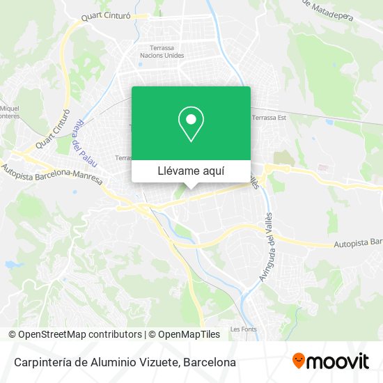 Mapa Carpintería de Aluminio Vizuete