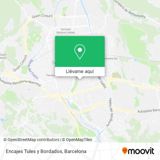 Mapa Encajes Tules y Bordados