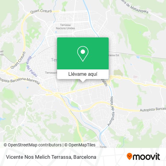 Mapa Vicente Nos Melich Terrassa