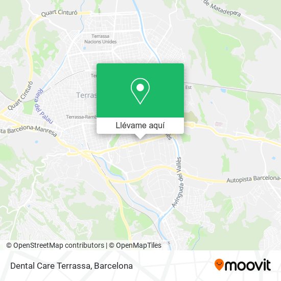 Mapa Dental Care Terrassa