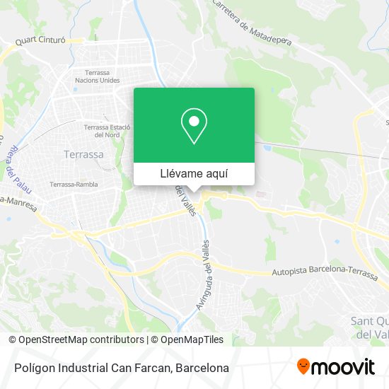 Mapa Polígon Industrial Can Farcan
