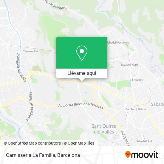 Mapa Carnisseria La Familia