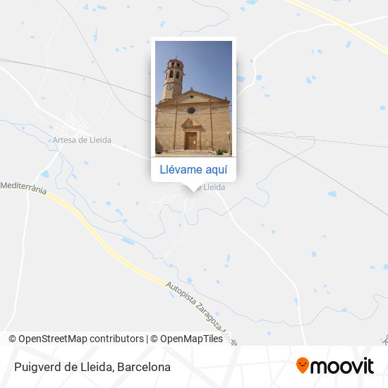 Mapa Puigverd de Lleida