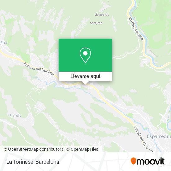 Mapa La Torinese