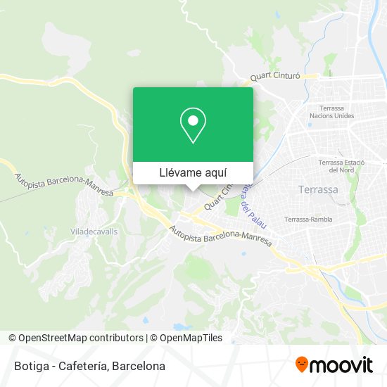 Mapa Botiga - Cafetería
