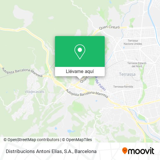 Mapa Distribucions Antoni Elías, S.A.