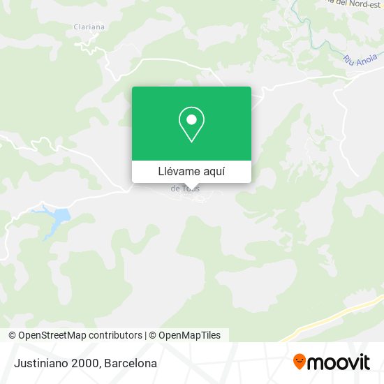 Mapa Justiniano 2000