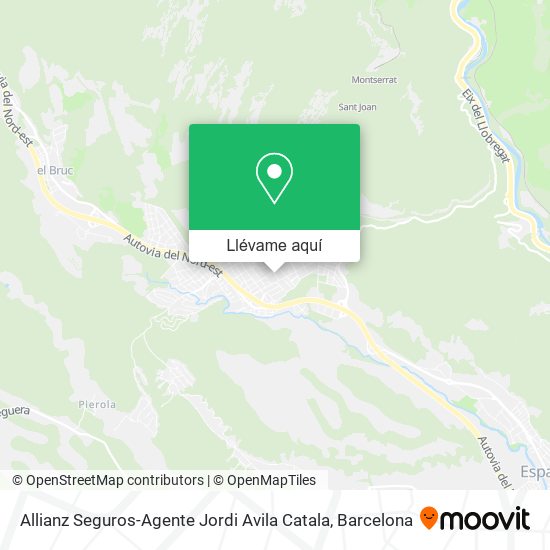 Mapa Allianz Seguros-Agente Jordi Avila Catala
