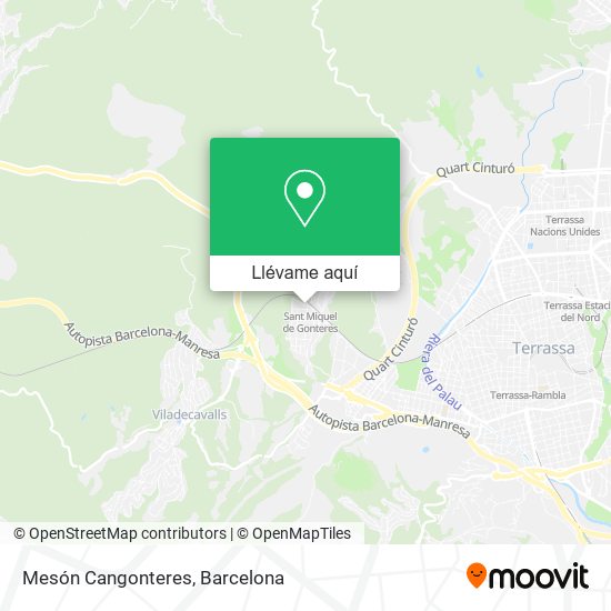 Mapa Mesón Cangonteres