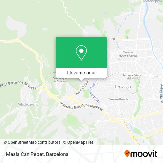 Mapa Masía Can Pepet