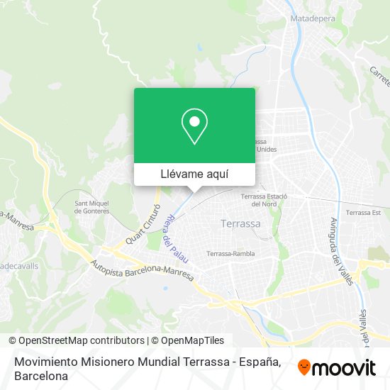 Mapa Movimiento Misionero Mundial Terrassa - España