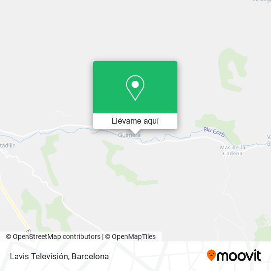 Mapa Lavis Televisión