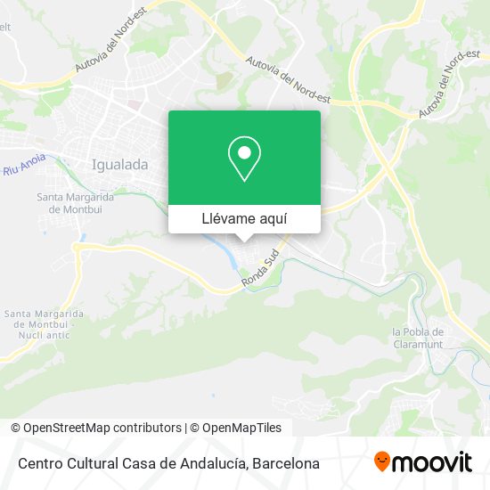Mapa Centro Cultural Casa de Andalucía