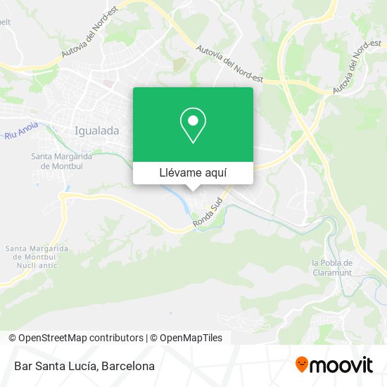 Mapa Bar Santa Lucía