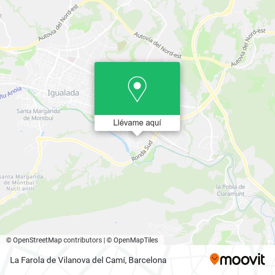 Mapa La Farola de Vilanova del Camí