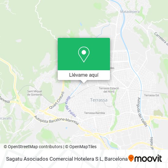 Mapa Sagatu Asociados Comercial Hotelera S L