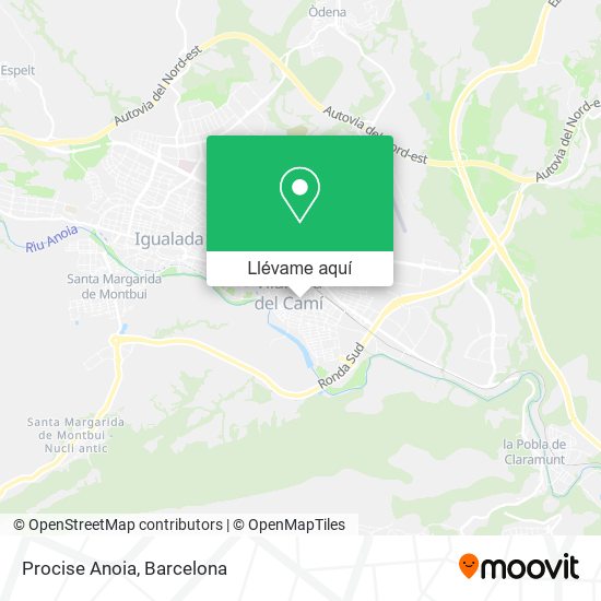 Mapa Procise Anoia