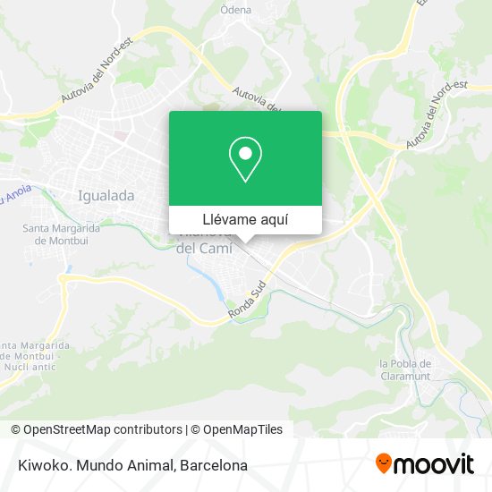 Mapa Kiwoko. Mundo Animal