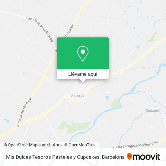Mapa Mis Dulces Tesoros Pasteles y Cupcakes