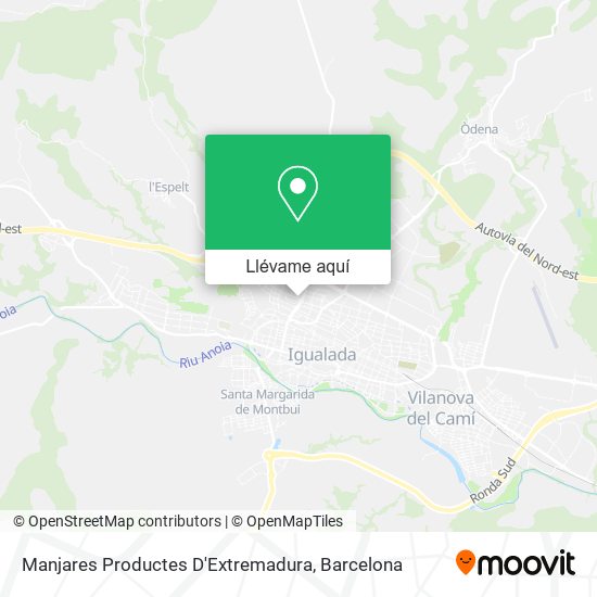 Mapa Manjares Productes D'Extremadura