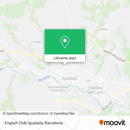 Mapa English Club Igualada