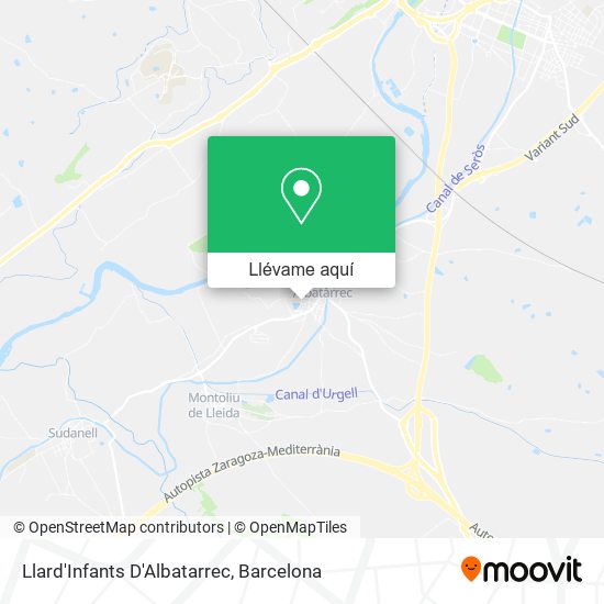 Mapa Llard'Infants D'Albatarrec