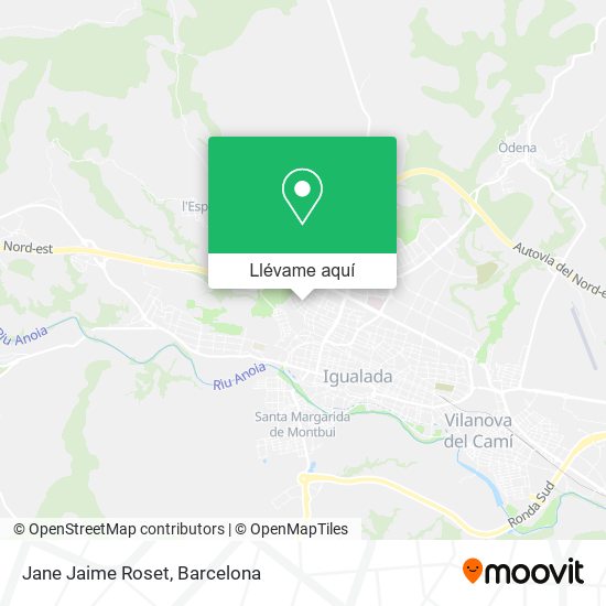 Mapa Jane Jaime Roset
