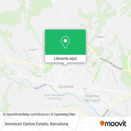 Mapa Somnium Centre Estetic