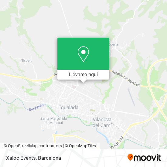 Mapa Xaloc Events