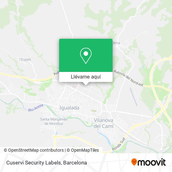 Mapa Cuservi Security Labels