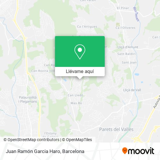Mapa Juan Ramón Garcia Haro