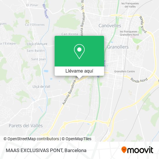 Mapa MAAS EXCLUSIVAS PONT