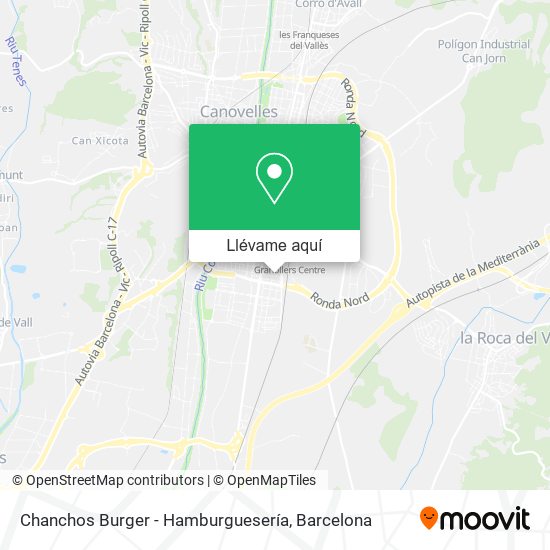 Mapa Chanchos Burger - Hamburguesería
