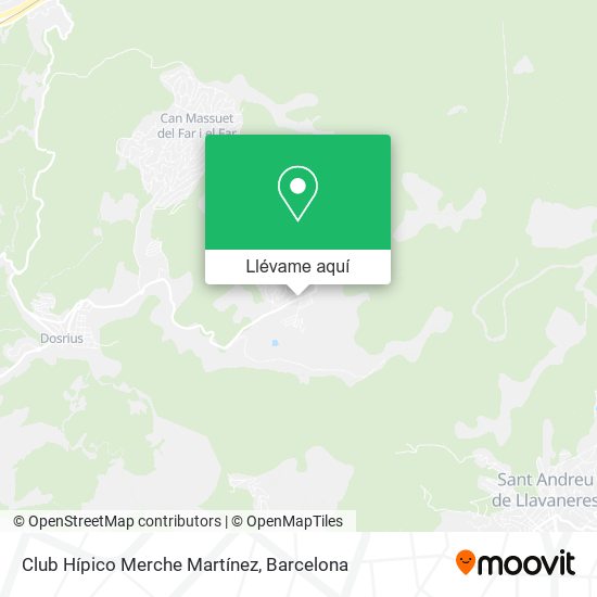 Mapa Club Hípico Merche Martínez