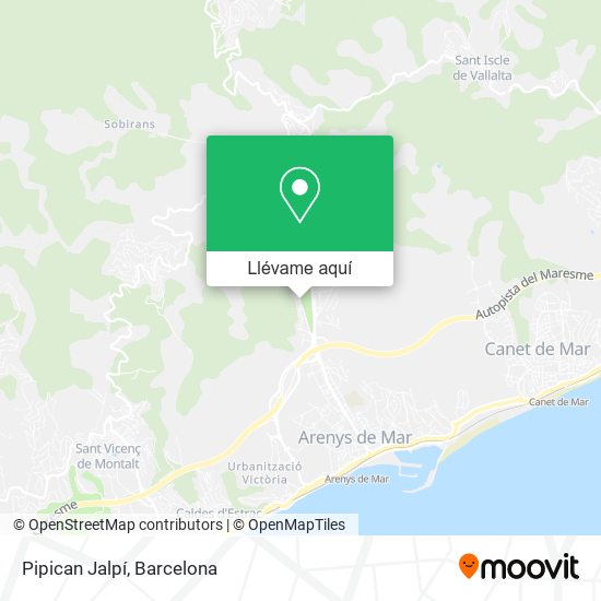 Mapa Pipican Jalpí