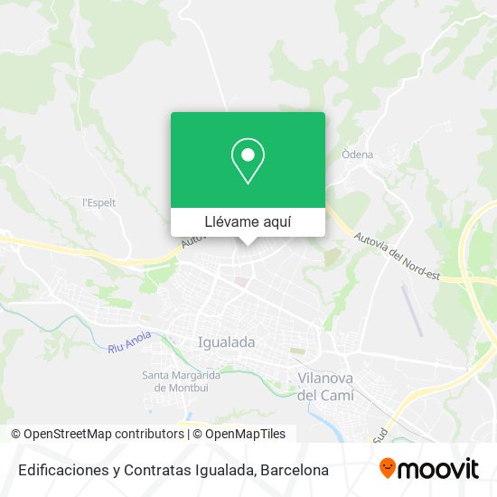 Mapa Edificaciones y Contratas Igualada