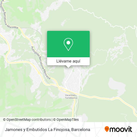 Mapa Jamones y Embutidos La Finojosa