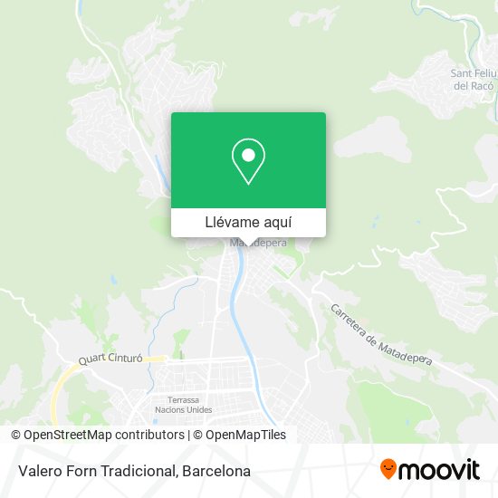 Mapa Valero Forn Tradicional
